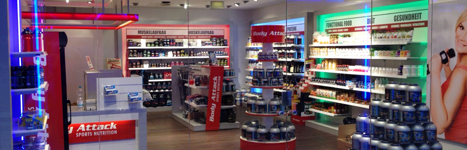 Sportnahrung kaufen im Body Attack Premium Store Hamburg-Harburg
